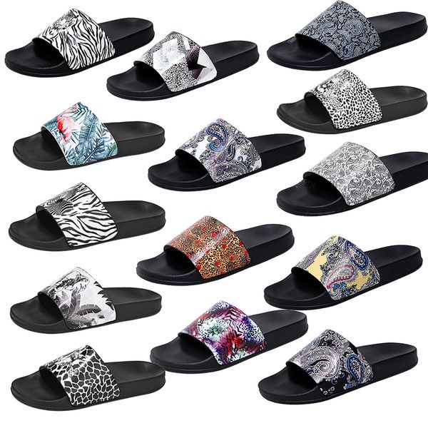luxury designer men rubber anti-slip slipper tiger zebra elephant sandal soft bottom comfortable home outdoor slippers beach shoes size 38-4, Black
luxury designer men rubber anti-slip slipper tiger zebra elephant sandal soft bottom comfortable home outdoor slippers beach shoes size 38-4, Black
