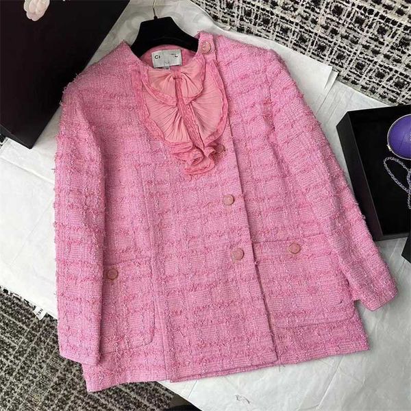 women's jackets designer spring summer new style french celebrity elegant bow decoration mid length coat women joam, Black;brown
women's jackets designer spring summer new style french celebrity elegant bow decoration mid length coat women joam, Black;brown