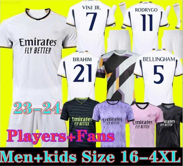 7 vini jr 2023 2024 bellingham soccer jerseys 11 rodrgo alaba modric real madrids 23 24 camavinga tchouameni kids sets kits football shirt f, White;black
7 vini jr 2023 2024 bellingham soccer jerseys 11 rodrgo alaba modric real madrids 23 24 camavinga tchouameni kids sets kits football shirt f, White;black