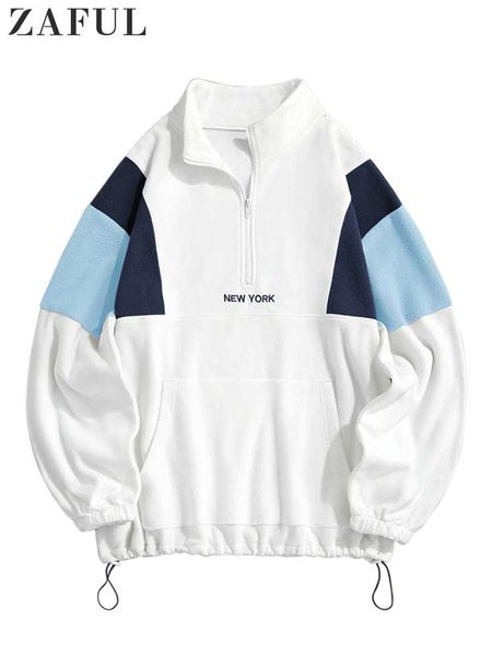 zaful hoodie for men fluffy polar fleece sweatshirts new york embroidery turtleneck hoodies pullover color block zipper sweats, Black
zaful hoodie for men fluffy polar fleece sweatshirts new york embroidery turtleneck hoodies pullover color block zipper sweats, Black