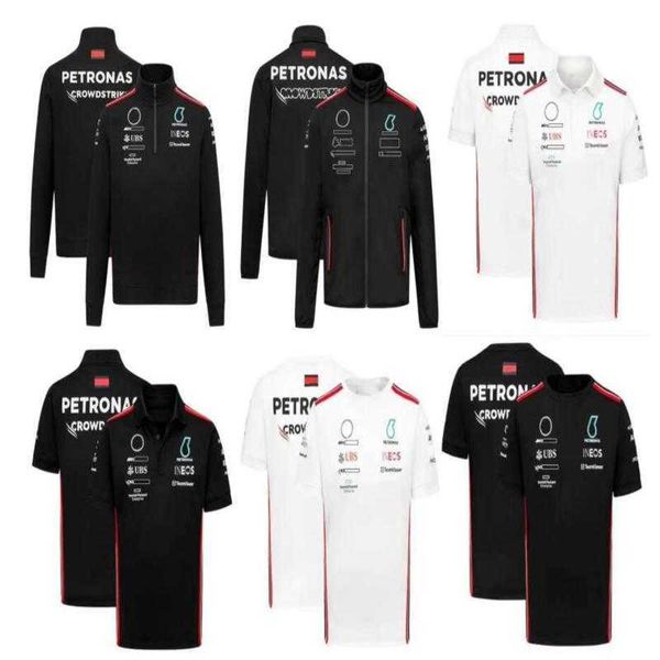 2023 new f1 formula 1 racing hoodie summer short-sleeved polo suit customized with the same style, White;black
2023 new f1 formula 1 racing hoodie summer short-sleeved polo suit customized with the same style, White;black