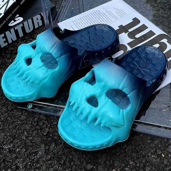 fashion mens slippers y2k designer sandals skull head hip hop street flip-flops men womens beach shoes, Black
fashion mens slippers y2k designer sandals skull head hip hop street flip-flops men womens beach shoes, Black