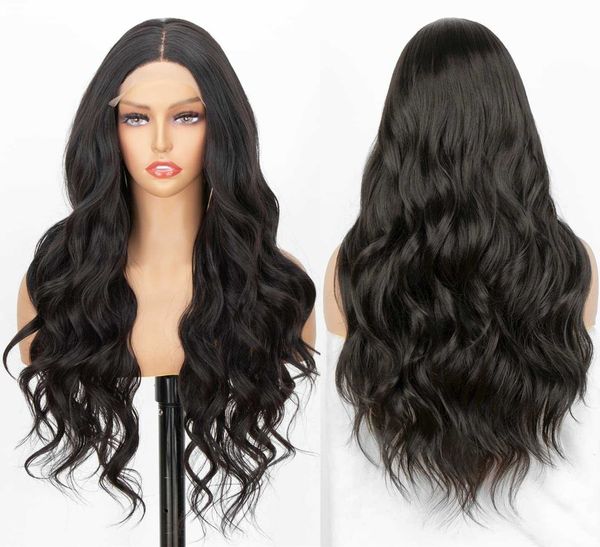 nxy hair wigs synthetic lace wig for women glueless long black with natural hairline wavy heat resistant 14 30inch 230619
nxy hair wigs synthetic lace wig for women glueless long black with natural hairline wavy heat resistant 14 30inch 230619