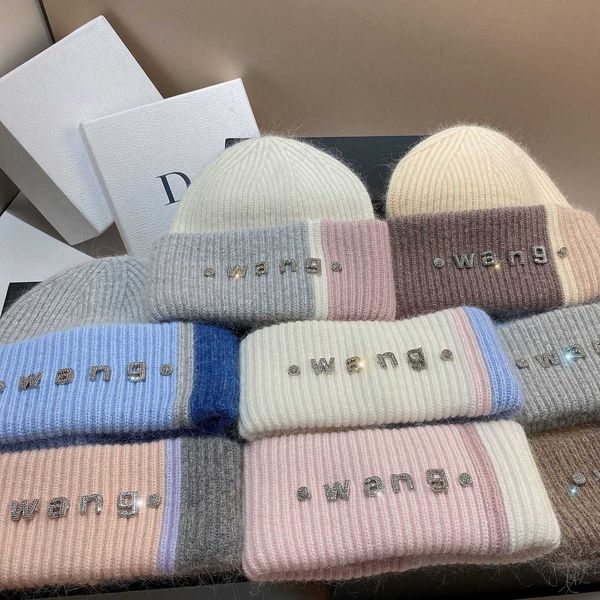 designer a wang luxury french super nordic warmth king rabbit hair knitted hat korean plus thickened wang color matching pullover for women, Blue;gray
designer a wang luxury french super nordic warmth king rabbit hair knitted hat korean plus thickened wang color matching pullover for women, Blue;gray