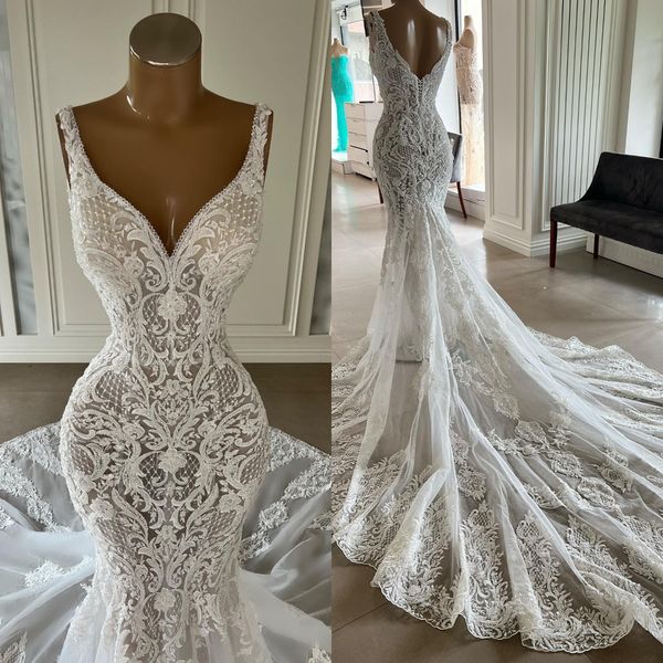 elegant 2023 lace mermaid wedding dresses bridal gowns v neck lace appliqued boho country vestidos de novia, White
elegant 2023 lace mermaid wedding dresses bridal gowns v neck lace appliqued boho country vestidos de novia, White