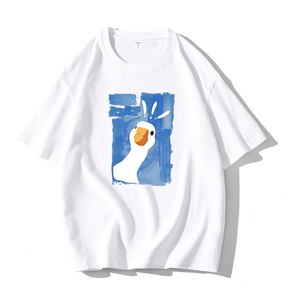 men's t-shirts cotton short sleeve t-shirt anime question mark duck fun half sleeve couple style, White;black
men's t-shirts cotton short sleeve t-shirt anime question mark duck fun half sleeve couple style, White;black