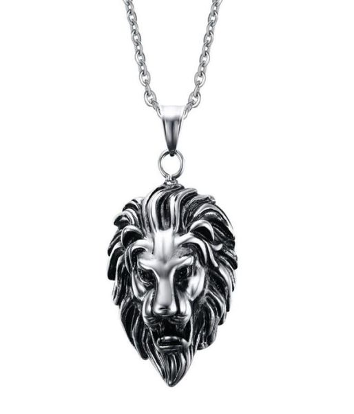 men039s vintage big bold lion pendant necklace for men animal stainless steel silver black pendant choker bike jewelry 24 inch3039267
men039s vintage big bold lion pendant necklace for men animal stainless steel silver black pendant choker bike jewelry 24 inch3039267