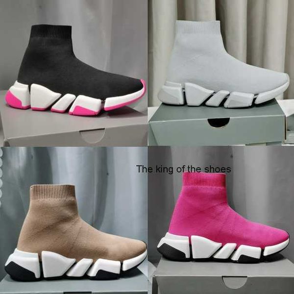 triple s casual shoes speed 2.0 knit socks shoes trainer high race runners designer sneaker casual trainers sneakers with box size 35-45, Black
triple s casual shoes speed 2.0 knit socks shoes trainer high race runners designer sneaker casual trainers sneakers with box size 35-45, Black