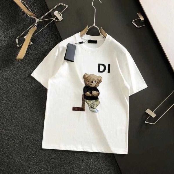 23ss mens t shirt cartoon bear multi-craft fusion letter printing graphic tee designer t shirt men women cotton short sleeved shirt asian si, White;black
23ss mens t shirt cartoon bear multi-craft fusion letter printing graphic tee designer t shirt men women cotton short sleeved shirt asian si, White;black