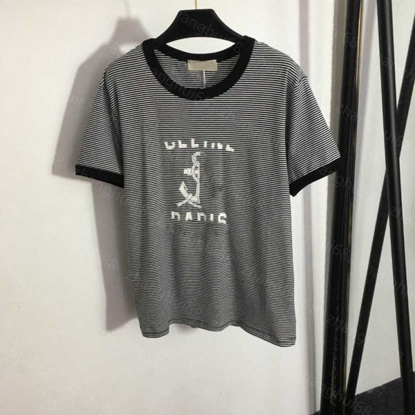 23ss womens t-shirt womens designer clothing tee round neck pure cotton anchor monogram print striped short-sleeved t-shirt womens clothes a, White
23ss womens t-shirt womens designer clothing tee round neck pure cotton anchor monogram print striped short-sleeved t-shirt womens clothes a, White