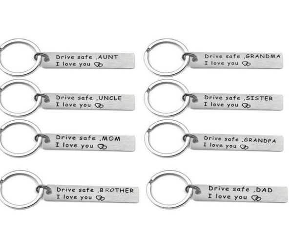 family drive safe car key chain new style stainless steel keychain creative key chain 5859487, Silver
family drive safe car key chain new style stainless steel keychain creative key chain 5859487, Silver