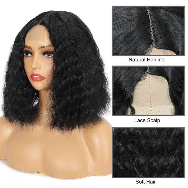 nxy hair wigs 8 16inch short bob synthetic deep wave lace wig for black women natural color high temperature fiber daily use 230619
nxy hair wigs 8 16inch short bob synthetic deep wave lace wig for black women natural color high temperature fiber daily use 230619