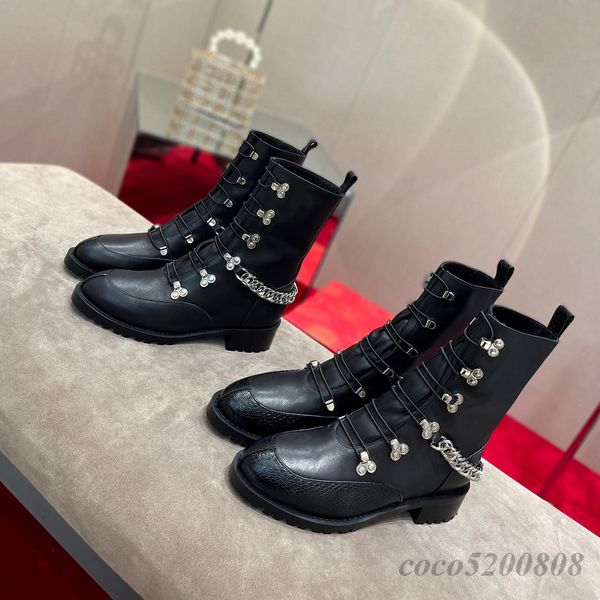 women ankle boots fashion genuine leather chain low heels ankle boots metal decoration designer elastic booties zapatillas mujer, Black;white
women ankle boots fashion genuine leather chain low heels ankle boots metal decoration designer elastic booties zapatillas mujer, Black;white