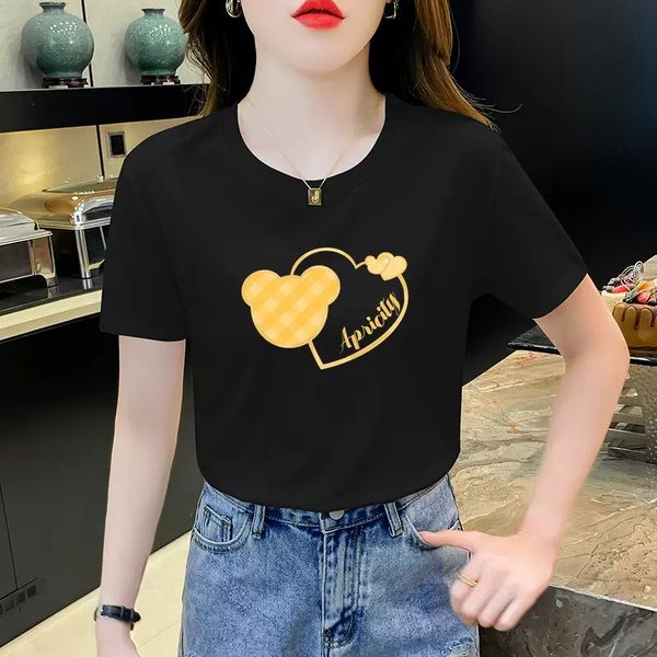 women's t-shirt short sleeves tshirt designer t shirt lady hoodie letters printed cotton tee anine bing summer fashion women cresw neck, White;black
women's t-shirt short sleeves tshirt designer t shirt lady hoodie letters printed cotton tee anine bing summer fashion women cresw neck, White;black