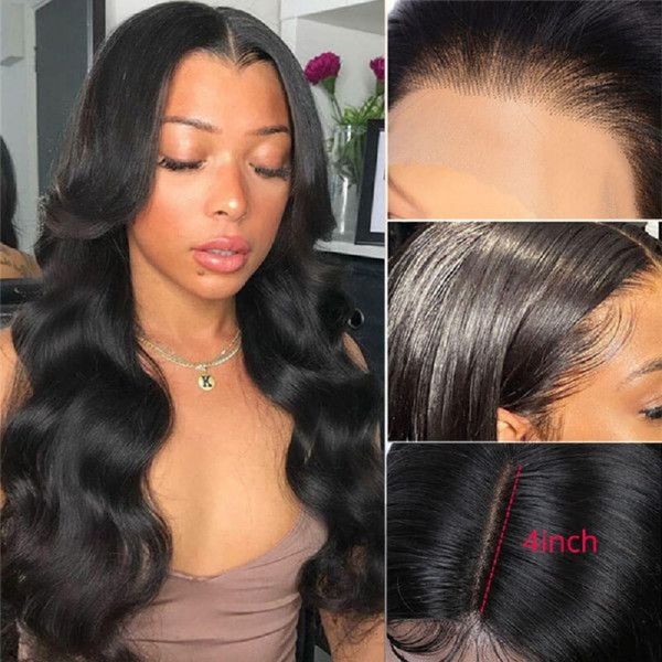 glueless wig human hair body wave lace front wig lace front human hair wig hd transparent 4x4 closure wig, Black;brown
glueless wig human hair body wave lace front wig lace front human hair wig hd transparent 4x4 closure wig, Black;brown