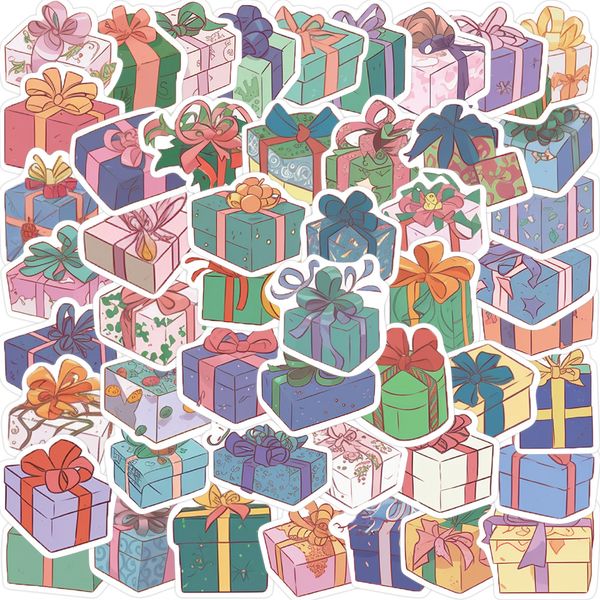 50pcs cartoon gift box stickers pack waterproof vinyl stickers non-random for car bike luggage lapskateboard scrapbook water bottle decal
50pcs cartoon gift box stickers pack waterproof vinyl stickers non-random for car bike luggage lapskateboard scrapbook water bottle decal