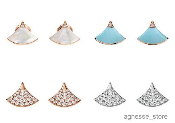 stud sterling silver motherofpearl fan earrings ladies diamondstudded highend fashion personality jewelry r230619, Golden;silver
stud sterling silver motherofpearl fan earrings ladies diamondstudded highend fashion personality jewelry r230619, Golden;silver