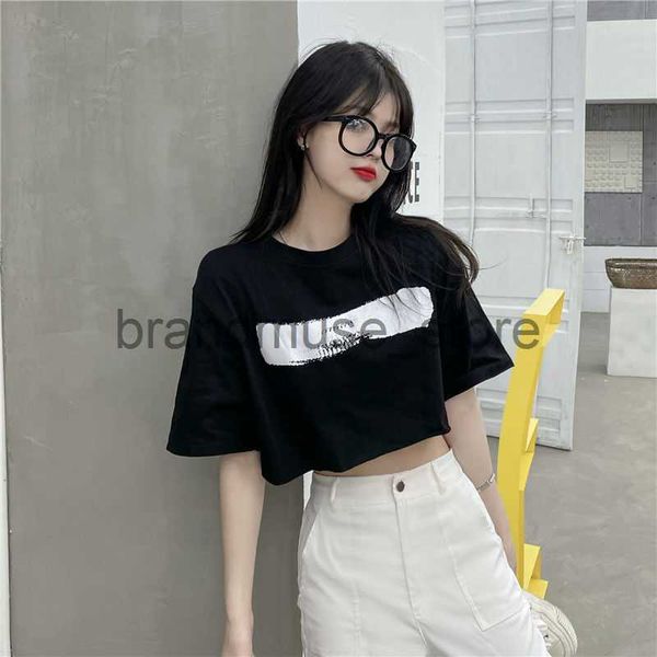 women's t-shirt cropped t-shirt harajuku fashion woman blouses 2022 summer clothes for women aesthetic anime clothing korean style j23, White
women's t-shirt cropped t-shirt harajuku fashion woman blouses 2022 summer clothes for women aesthetic anime clothing korean style j23, White