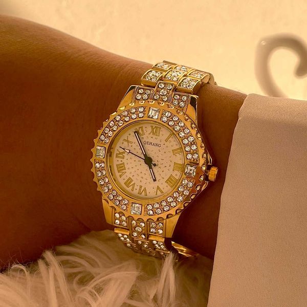 watches luxury women watch bracelet gold color full rhinestone ladies quartz fashion casual 2pcs set crystal clock gift 230613, Slivery;golden
watches luxury women watch bracelet gold color full rhinestone ladies quartz fashion casual 2pcs set crystal clock gift 230613, Slivery;golden