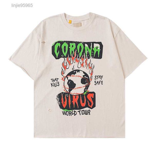 22ss spring summer usa hole earth vintage t shirts short sleeve mens tshirt women clothes casual cotton tee, White;black
22ss spring summer usa hole earth vintage t shirts short sleeve mens tshirt women clothes casual cotton tee, White;black