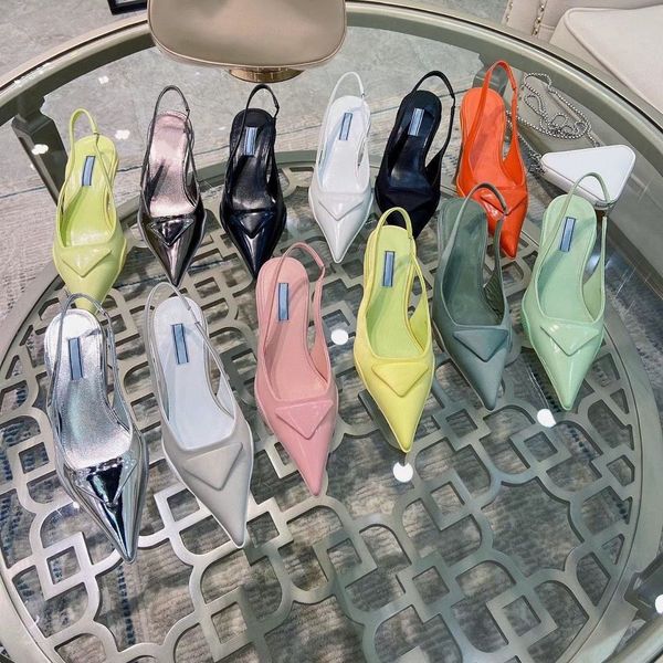 luxury designer sandals high heels pointed shoes classics p triangle logo 3.5cm 7.5cm thin heel shallow white black real leather women pumps
luxury designer sandals high heels pointed shoes classics p triangle logo 3.5cm 7.5cm thin heel shallow white black real leather women pumps