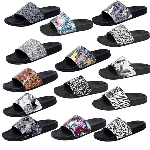 luxury brand slippers anti-odour sandals flat slide designer tiger print men slipper sandals rubber anti-slip beach shoes size 38-46, Black
luxury brand slippers anti-odour sandals flat slide designer tiger print men slipper sandals rubber anti-slip beach shoes size 38-46, Black
