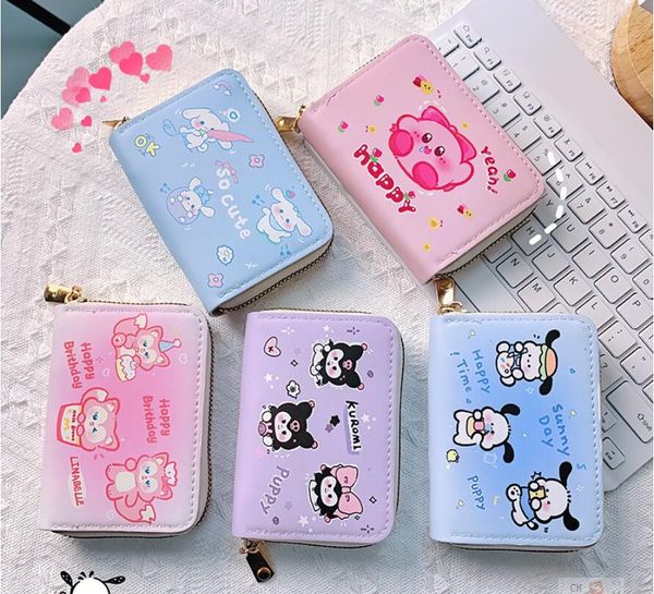 girls fashion cartoon kuro mi melody pu card purse girl casual purse with zipper accessories, White
girls fashion cartoon kuro mi melody pu card purse girl casual purse with zipper accessories, White