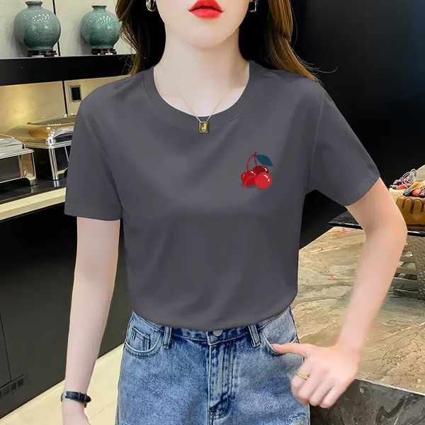 women's t-shirt short sleeves tshirt designer t shirt lady hoodie letters printed cotton tee anine bing summer fashion women cresw neck, White;black
women's t-shirt short sleeves tshirt designer t shirt lady hoodie letters printed cotton tee anine bing summer fashion women cresw neck, White;black