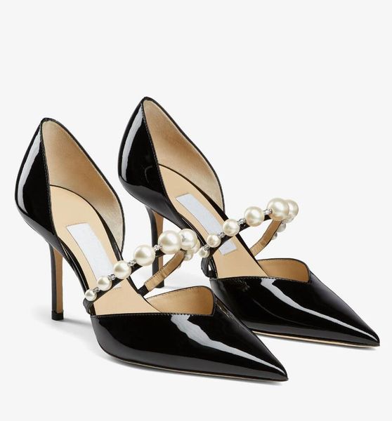 fashion luxury brands designer sacora sandals shoes pearls white leather women's evening bridal high heels designer lady pumps party we, Black
fashion luxury brands designer sacora sandals shoes pearls white leather women's evening bridal high heels designer lady pumps party we, Black