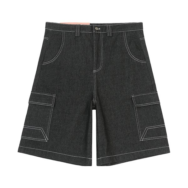 streetwear multi-pockets embroidery washed summer jeans shorts for men wide leg baggy casual denim over knee length pants, Black;brown
streetwear multi-pockets embroidery washed summer jeans shorts for men wide leg baggy casual denim over knee length pants, Black;brown
