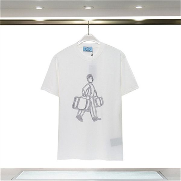 new luxury men's t-shirt men's designer cotton round neck printed letter logo fashion casual fashion brand t-shirt loose men', White;black 
new luxury men's t-shirt men's designer cotton round neck printed letter logo fashion casual fashion brand t-shirt loose men', White;black