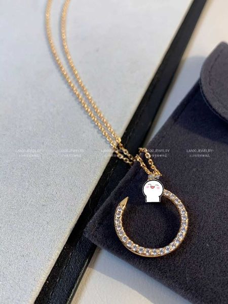 high-quality carti nail 18k rose gold full diamond necklace with sterling silver plated texture advanced girlfriend gift
high-quality carti nail 18k rose gold full diamond necklace with sterling silver plated texture advanced girlfriend gift