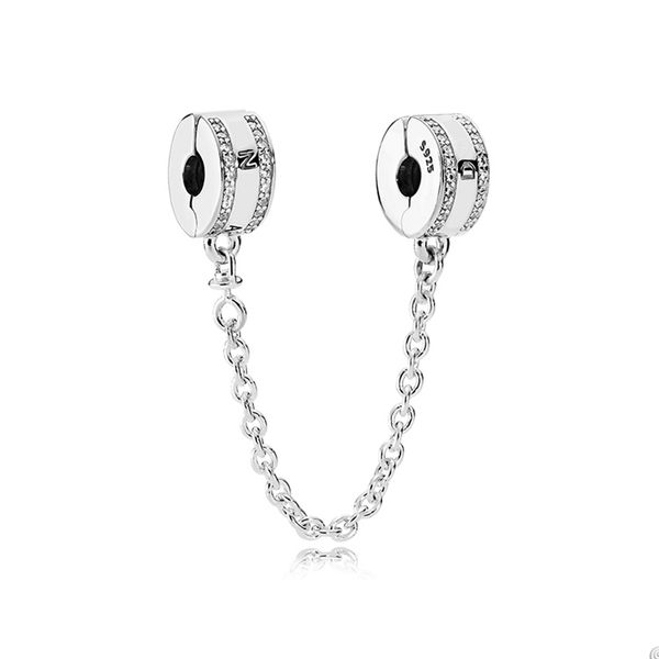 925 sterling silver logo safety chain charm for pandora classic charms womens designer jewelry snake chain bracelet bangle making diy safe c, Bronze;silver
925 sterling silver logo safety chain charm for pandora classic charms womens designer jewelry snake chain bracelet bangle making diy safe c, Bronze;silver