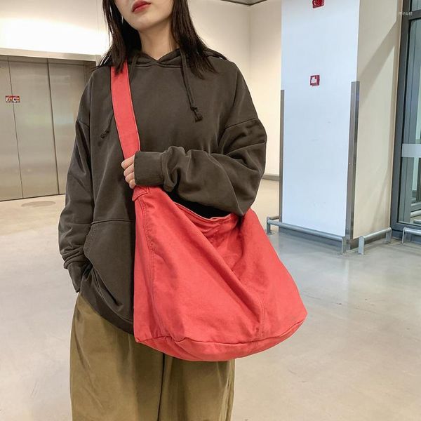 shoulder bags japanese harajuku canvas bag solid color retro crossbody messenger handbags soft pockets large capacity for shopper
shoulder bags japanese harajuku canvas bag solid color retro crossbody messenger handbags soft pockets large capacity for shopper