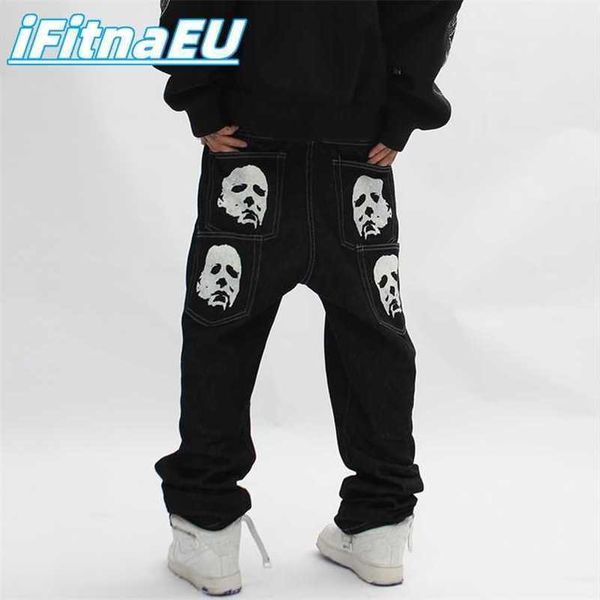 jeans with print baggy man trendyol men skeleton pants y2k hip hop black vintage streetwear men's denim women, Blue
jeans with print baggy man trendyol men skeleton pants y2k hip hop black vintage streetwear men's denim women, Blue