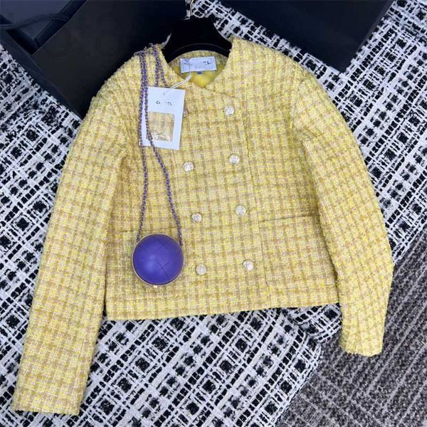 women's jackets designer spring new style celebrity light mature temperament versatile fashion round neck double breasted short coat fo, Black;brown
women's jackets designer spring new style celebrity light mature temperament versatile fashion round neck double breasted short coat fo, Black;brown