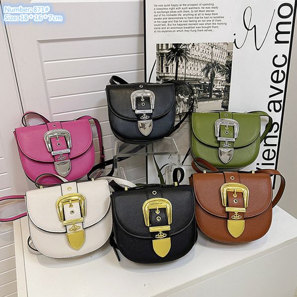 Factory outlet ladies shoulder bag 6 colors simple solid color Joker gold buckle handbag thick leather fashion backpack small fresh clamshell belt backpacks 871#, Beige
Factory outlet ladies shoulder bag 6 colors simple solid color Joker gold buckle handbag thick leather fashion backpack small fresh clamshell belt backpacks 871#, Beige