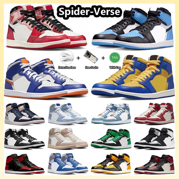 jumpman 1 1s basketball shoes spider-verse spiderverse unc toe craft reverse laney washed pink lost and found lucky green patent bred game r
jumpman 1 1s basketball shoes spider-verse spiderverse unc toe craft reverse laney washed pink lost and found lucky green patent bred game r