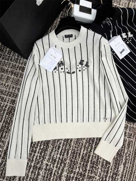 women's knits & tees designer spring summer new striped letter round neck sweater slim versatile long sleeve knitted shirt for women lg, White
women's knits & tees designer spring summer new striped letter round neck sweater slim versatile long sleeve knitted shirt for women lg, White