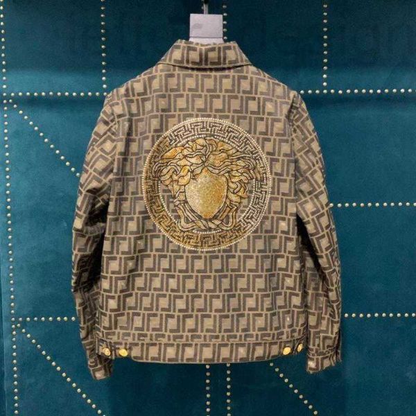 men's jackets designer jacket mens cardigan coat vers jacquard embroidered baseball jackets medusa casual shirt men women hip-hop coats, Black;brown
men's jackets designer jacket mens cardigan coat vers jacquard embroidered baseball jackets medusa casual shirt men women hip-hop coats, Black;brown