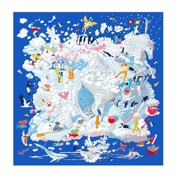 silk scarf women cloud paradise splicing printing square scarves head echarpes silk foulards femme wraps beach shawls bandana lady hijabs 90, Blue;gray
silk scarf women cloud paradise splicing printing square scarves head echarpes silk foulards femme wraps beach shawls bandana lady hijabs 90, Blue;gray