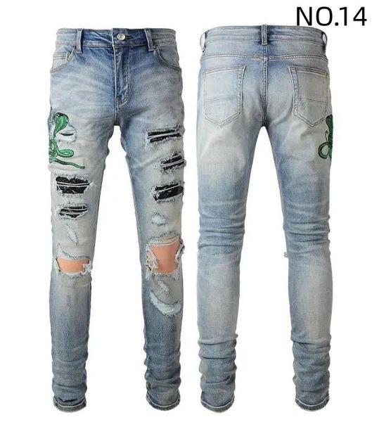 black ripped jeans miri designer jeans motorcycle trendy ripped patchwork hole size 30-40 streetwear all year round slim legged jeans #07, Blue
black ripped jeans miri designer jeans motorcycle trendy ripped patchwork hole size 30-40 streetwear all year round slim legged jeans #07, Blue