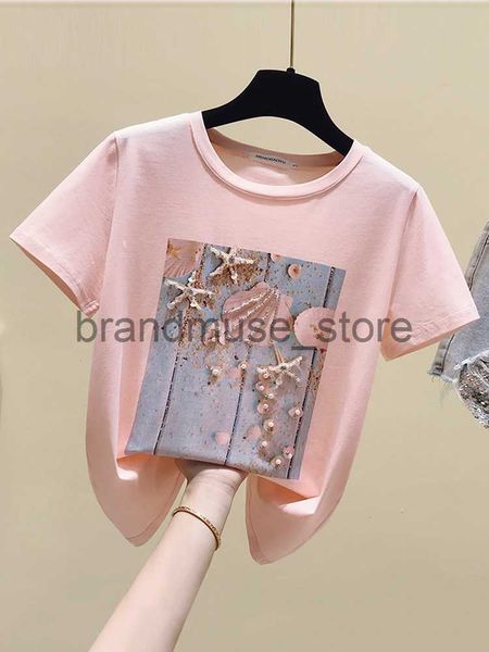 women's t-shirt pink summer t shirt women white tshirt women korean clothes short sleeve casual purple sequins diamond tee shirt femme
women's t-shirt pink summer t shirt women white tshirt women korean clothes short sleeve casual purple sequins diamond tee shirt femme