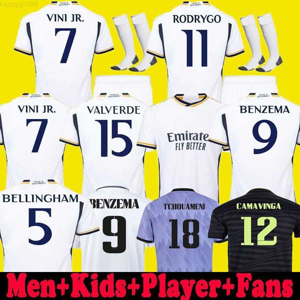 22 23 24 player version fans soccer jerseys final benzema real madrids rodrgo camiseta 2023 vini jr camavinga bellingham football shirt kids, White;black
22 23 24 player version fans soccer jerseys final benzema real madrids rodrgo camiseta 2023 vini jr camavinga bellingham football shirt kids, White;black
