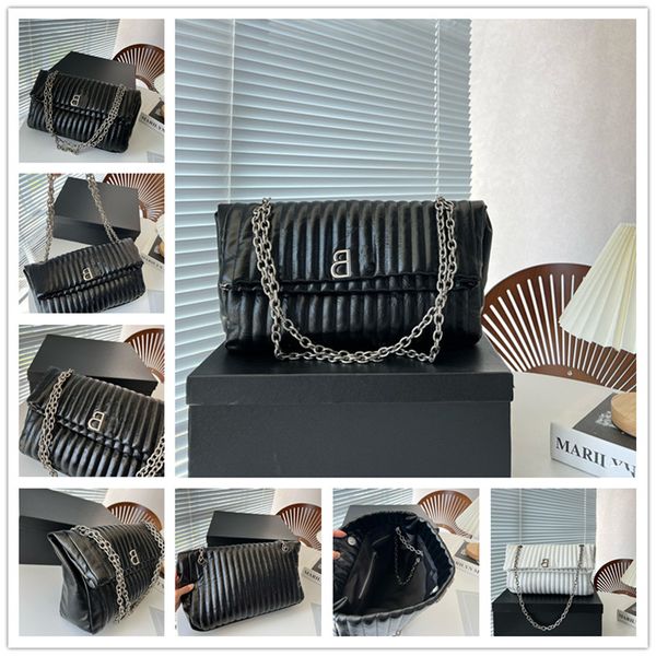 large chain crush bag classic women oil wax pleated leater bags designer shoulder crossbody new flap leather purse luxury brand b wallets 33
large chain crush bag classic women oil wax pleated leater bags designer shoulder crossbody new flap leather purse luxury brand b wallets 33