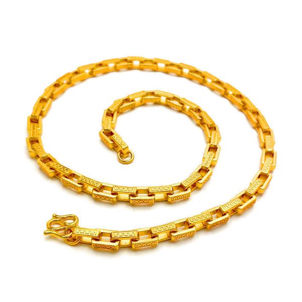 internet celebrity 8mm carti chain necklace with imitation sand gold plated 24k great wall pattern for men's fashion and atmosphere one, Black
internet celebrity 8mm carti chain necklace with imitation sand gold plated 24k great wall pattern for men's fashion and atmosphere one, Black