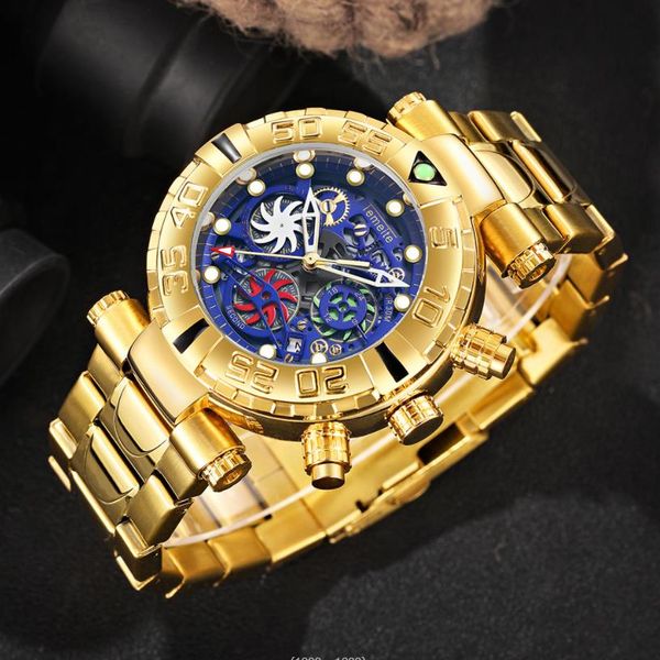 men's watches selling multi-functional watch, men's luminous hollow out sports timer, european and american style men's quart, Slivery;golden
men's watches selling multi-functional watch, men's luminous hollow out sports timer, european and american style men's quart, Slivery;golden