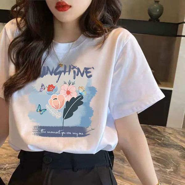 women's t-shirt short sleeves tshirt designer t shirt lady hoodie letters printed cotton tee anine bing summer fashion women cresw neck, White;black
women's t-shirt short sleeves tshirt designer t shirt lady hoodie letters printed cotton tee anine bing summer fashion women cresw neck, White;black