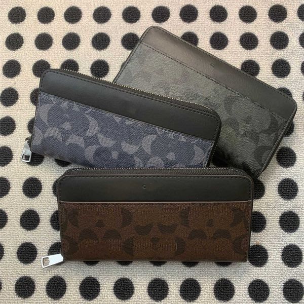 designer wallet men's coin purse long foreign trade quality zipper purse pvc panel leather classic printed inner compartment card bag, Red;black
designer wallet men's coin purse long foreign trade quality zipper purse pvc panel leather classic printed inner compartment card bag, Red;black