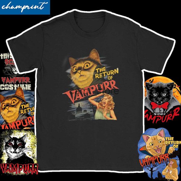men's t-shirts men women t-shirt cat the return of vampurr cotton tee shirt short sleeve horror halloween t shirt round neck clothing p, White;black
men's t-shirts men women t-shirt cat the return of vampurr cotton tee shirt short sleeve horror halloween t shirt round neck clothing p, White;black